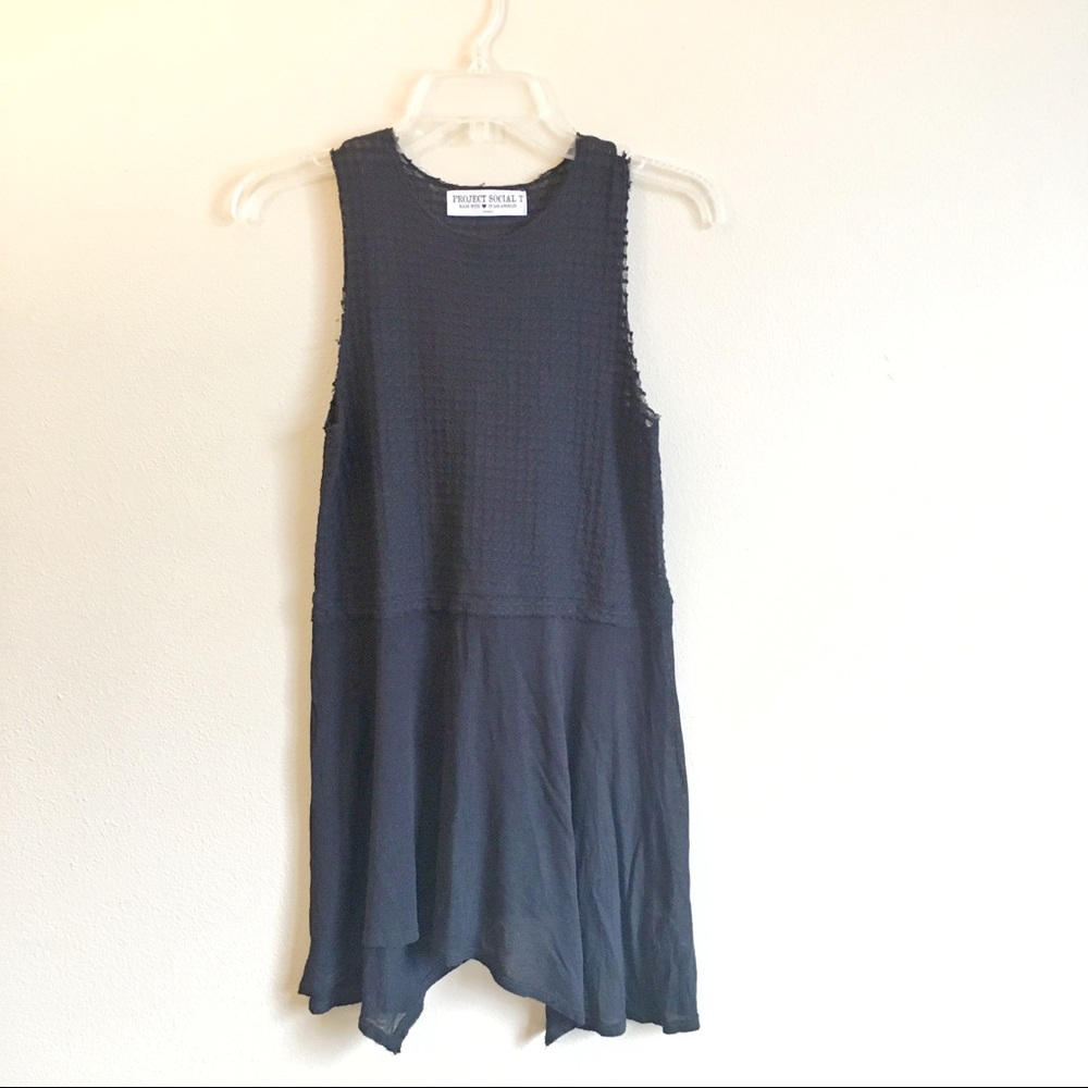 Project Social T Black Tank Top XS